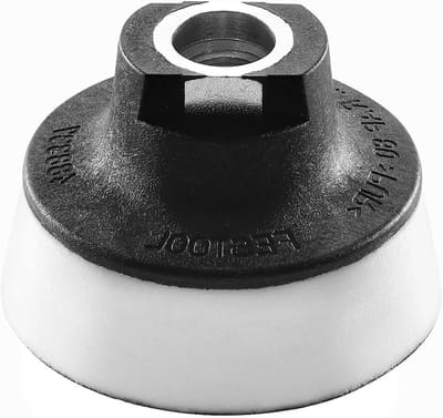 Polijstpad - Schuurschijf - Oppervlakken Polijsten - Geïntegreerde Schokdemper - 70 mm Diameter - Zwart