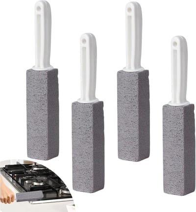 4-delige Pumice Steen Set voor Grondige Reiniging van Toilet, Badkamer en Keuken - Ideaal voor Hardnekkige Vlekken en Kalkverwijdering