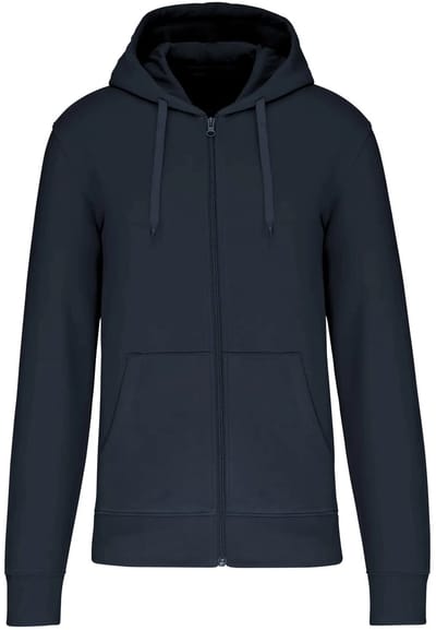 Kariban Ecologische herensweater met capuchon en ritssluiting K4030 - Navy - 3XL
