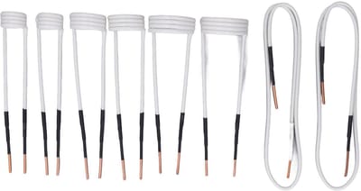 Dailygoods- Gereedschapset 8 Stuks - Boutverwijderaarspoelen - Bestand tegen Warmte - Oxidatiebestendig - Messing Kern - Flexibele Spoelen 750 mm - Inductiespoel