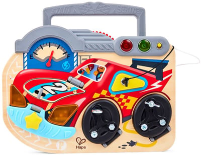 Speelbord Little racer's busy board - Hape - vanaf 3 jaar