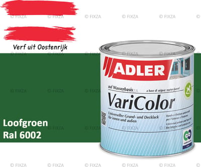 ADLER Varicolor Lakverf RAL 6002 – Loofgroen 375 ml – 2-in-1 Houtverf, Metaalverf en Kunststof Lak voor Binnen & Buiten