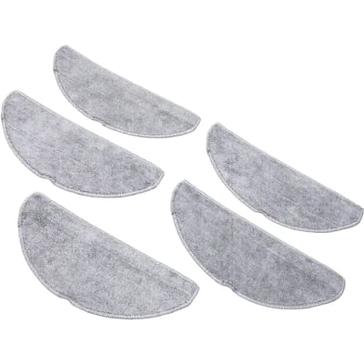 5 PIÈCES Chiffon de Vadrouille Compatible avec Robot Aspirateur RV20 Max RV30 Max Tampon de Vadrouille Lavable Remplacement Accessoires pour Robot Aspirateur