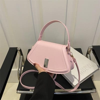 High-end Niche Design Mode Trendy Onderarmtas Dames Nieuwe Pendelaar Eén schouder Crossbody Zadel Tas gray