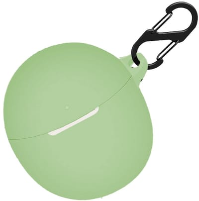 Store_7 - Siliconen hoesje - Beschermende case - Groen - Stootvast - Inclusief sleutelhanger - Geschikt voor Oppo Enco Air 3 - Hoesje voor oordopjes