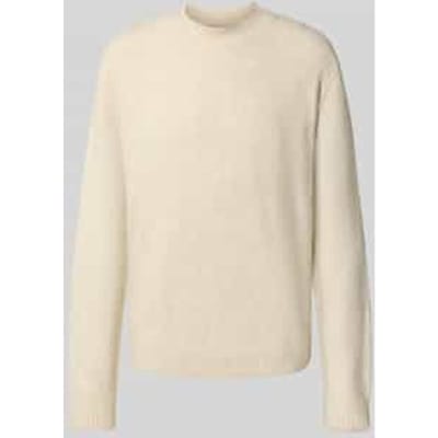 Loose fit gebreide pullover met wol