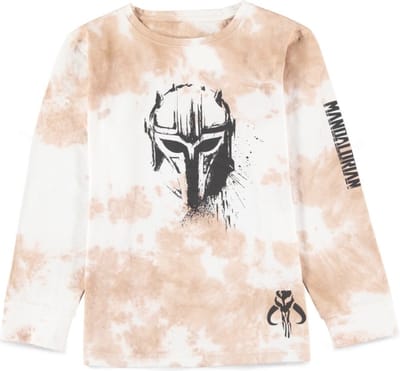 Star Wars - The Mandalorian - The Child Sweater/trui kinderen - Kids 122/128 - Wit/Oranje