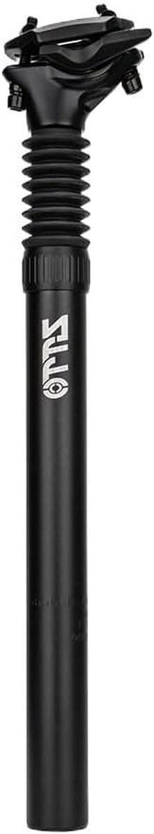 Fiets Zadelpen - Vering Zadelbuis - Comfortabel Fietsen - Verstelbare Hoogte - 25.4-33.9 mm - Zwart