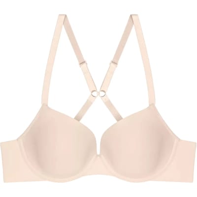 Triumph BH Pure Micro WHP - Racerback bh - Balconette en T-shirt Bh - Naadloze cups - 75D - Beige