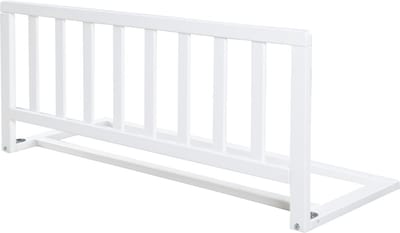 roba Bedhekje 90 cm - Veilige Uitvalbescherming voor Baby's en Kinderen - Hout Wit