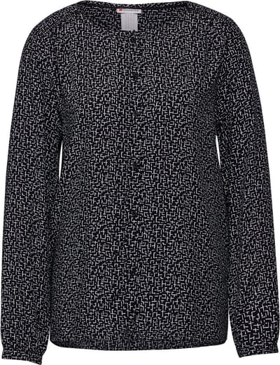 Street One - A345115 - Printed button roundneck blous