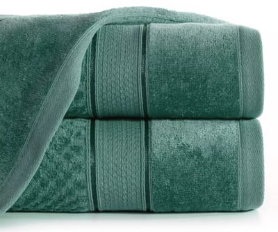 Luxe Katoenen Badhanddoek Jessi 50x90cm 500g/m² Donkergroen