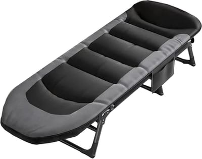 Opvouwbare ligstoel - Tuinstoel relax - Buiten ontspannen - Vergrendelbaar op 180 graden - 180x60cm - Geel