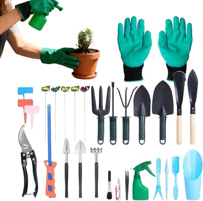 Adventskalender Tuinset - Kerst Aftelkalender - Planten Verzorgen - Met Tuingereedschap - 34 x 27.5 cm - Niet Gespecificeerd