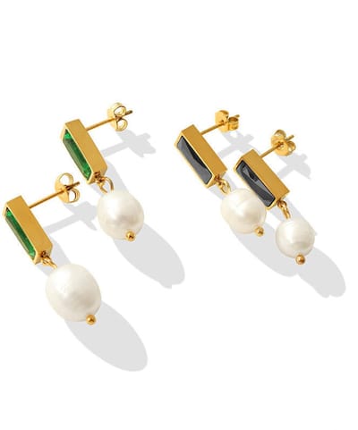 Druppelvormige Oorhangers met Parel – Elegant & Verfijnd | Twinolo