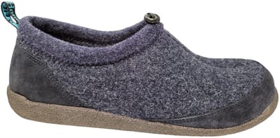 Q Fit Bern 4 Blauwe Vilten Heren Pantoffels - Blauw - 47