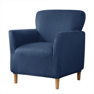 Meble odNowa - Stof Stoelhoes - Fluweel - Blauw
