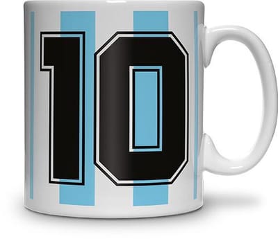 FC Kluif 'Diego Maradona 10' mok - Keramiek - Koffiemok voor voetbalfans