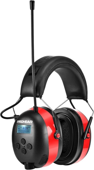 Gehoorbescherming met radio - Werk hoofdtelefoon - Veilig klussen - DAB+ en Bluetooth