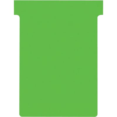 T-kaart Nobo nr.3 80mm groen 100 stuks