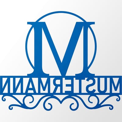 Deurbord Aluminium Composiet - Naambord Huis - Persoonlijk Huisnummer - Gepersonaliseerde Tekst - 100 cm - Blauw