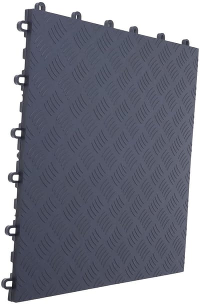 Garagedeelte Tegels - Vloerpanelen - Doe-het-zelf Projecten - Vergrendelbaar Ontwerp - 40.8 x 40.8 cm - Grijs