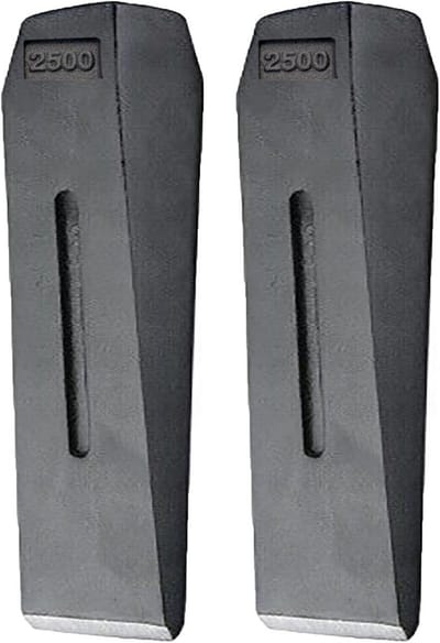 Houtsplijtwig 2,5 KG 10 Inch Voor Houtkloofbijl - Set van 2