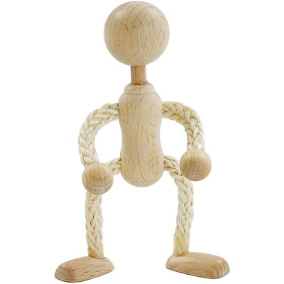 Ruwe poppen met kop, ca. 10 cm