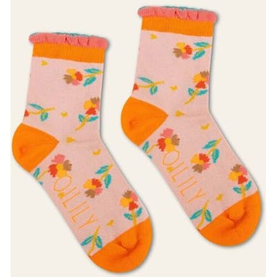 Oilily Margarida Enkelsokken- maat26-28 Tapenade