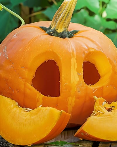 2 sets - Pompoen Jack O'lantern Zaden Cucurbita Pepo Eenjarig Rankend