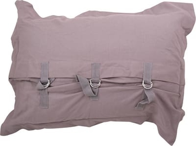Kussen Belt & Buckle Grijs | 40 X 60 | Sierkussen Voor Woonkamer Of Slaapkamer