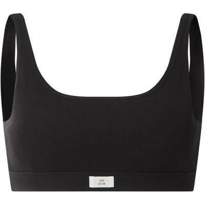 ESMARA Dames geribde bustier (Zwart, S (36/38))