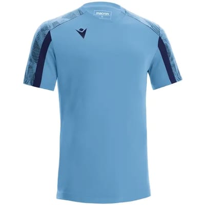 Macron Gede Shirt Korte Mouw Heren - Hemelsblauw / Marine | Maat: L