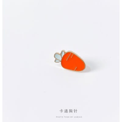 Broche Émail Poisson Renard Fraise Belle Broche Insigne Dessins Animés Pour Sacs Jeans Sweats à Capuche Jean Broche de Revers Bijoux Meilleur Cadeau pour Enfants rose
