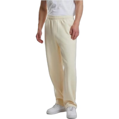 Urban Classics - Fluffy Trainingsbroek - S - Creme