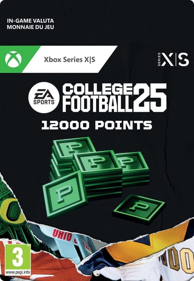 College Football 25: 12000 Points - Xbox Series X|S Download - Niet beschikbaar in België