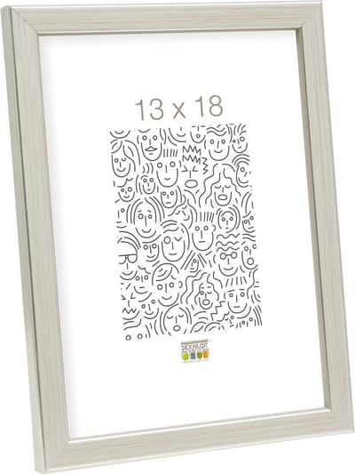 Deknudt Frames fotolijst S41JD1 - hout - zilverkleur: foto 13x18 cm