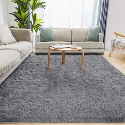 Dailygoods- Vloerkleed Hoogpolig 140x200cm - Donzig - Zacht - Wasbaar - Antislip - Modern Shaggy Tapijt
