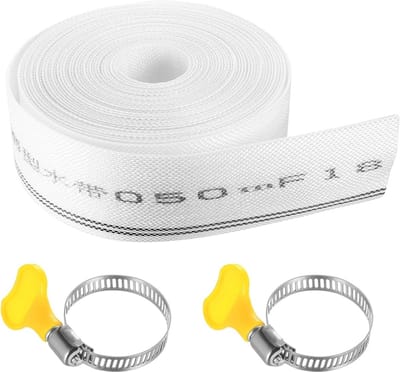 Flexibele Afvoerslang 32mm x 10m voor Dompelpomp en Vuilwater - Inclusief Klemmen