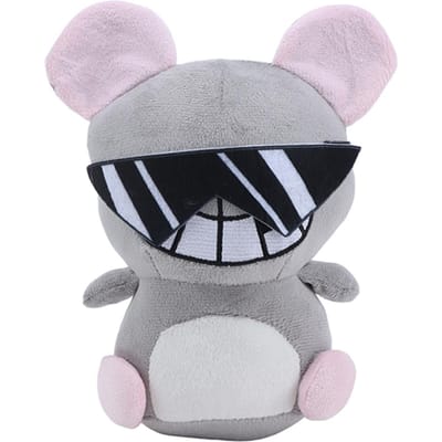 22cm Schattige Mewgenics Radical Rat Pluche Speelgoed Film Knuffeldieren Zachte Gevulde Muis Pop Fans Verjaardagscadeaus Kinder Speelgoed Kamer Decoratie 22cm black