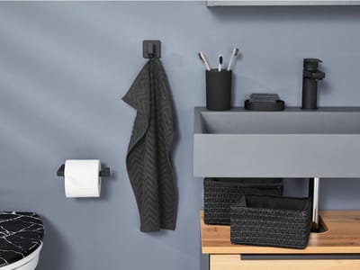 Livarno Home Zeepbakje - Kleur: Zwart - Kenmerken: met druppelbescherming - Afmetingen: 12 x 8 x 2,5 cm - Voor in de handel verkrijgbare zepen - Hoge rand voorkomt overlopen - Van glas