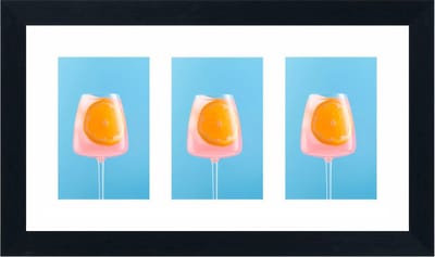 Fotolijst voor 3 foto's 10x15 - SecaDesign Fika - Drieluik fotolijst - Zwart - Fotokader