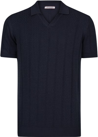 Felix Hardy Polo Shirt Korte Mouwen 100% Katoen Heren Navy - L