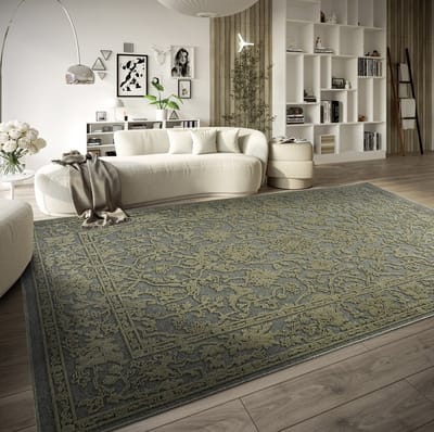 Flycarpets Villeroy & Boch - Laagpolig Vloerkleed - Ambroise Naturel - Jungle Groen - 160x230 cm