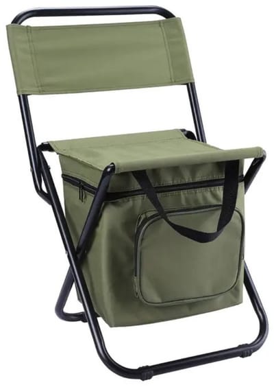 Bovista Strandstoel Opvouwbaar - Inklapbaar - Met Rugleuning - Volwassenen - Folding chair - Beach - Camping - Groen
