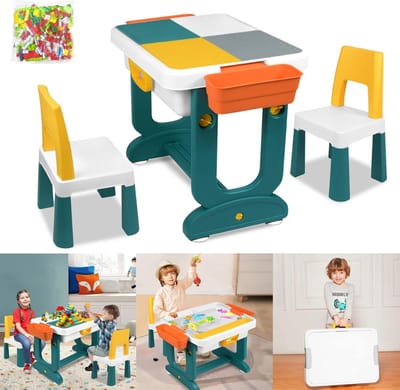 White-Label® Kinderbureau - Kindertafel voor Jongen en Meisje - Tekentafel - Verstelbaar