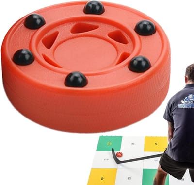 Street Hockey Puck - Hockeybal Training - Sport Beoefenen - Nylon PVC Materiaal - 7.9 x 7.8 x 3.2 cm