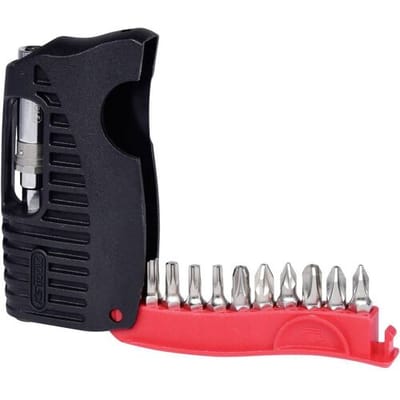 KS Tools 911.2845 911.2845 Kruis-bit Aandrijving: 1/4 (6,3 mm) Uitvoering: Kruiskop Phillips, Kruiskop Pozidriv
