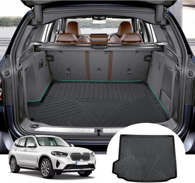 Trunk Mat voor BMW X3 G01, iX3 en X4 G02 - TPE All-Weather, 3D Scan, Hoge Randen voor Optimale Bescherming