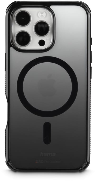 Hama hoesje geschikt voor Iphone 16 Pro Max - Extreme Protect MagCase - Zwart
